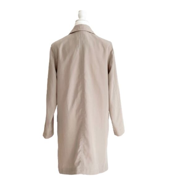 Terry Lewis Rain Coat Classic Luxuries Taupe Rain Lightweight Jacket Small - Picture 4 of 14